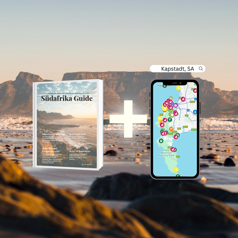 Südafrika Bundle E-Reiseguide & Digitale Reisekarte Kapstadt